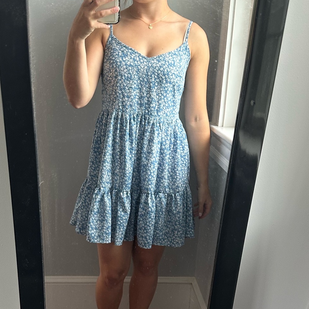 Blue sundress